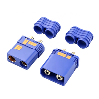 Connecteur QS8-S RC bleu anti-étincelle mâle 5.1 15 Ohm vers connecteur femelle XT90, câble anti-étincelle pour drone FPV