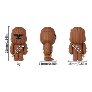 ลูกปัดโฟกัสซิลิโคนรูปตัวการ์ตูนชิวแบ็กก้าสำหรับปากกา DIY ทำสร้อยข้อมือ keychin เครื่องประดับ BPA ฟรีลูกปัดซิลิโคน3D - Product Image 6