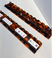 En stock : Règle-poussoir magnétique en acrylique transparent pour Mahjong américain, support de mesure de 17,5/20 pouces, ensemble de 4 pièces, tige durable