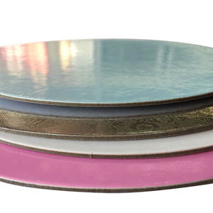 Plaques à gâteau en <span class=keywords><strong>carton</strong></span> naturelles lisse, Base pour planches à gâteaux Mousse, assiettes en papier, en <span class=keywords><strong>carton</strong></span> circulaire, pour Dessert - Product Image 4