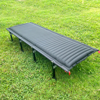 Lit de camping gonflable moderne en alliage d'aluminium, pliable et portable, idéal pour hôtels et parcs - Offre spéciale