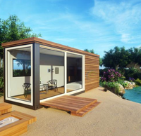 Maison conteneur préfabriquée extensible 20ft 30ft 40ft - Mini-maison mobile avec salle de bain, cuisine, panneaux solaires - Idéale pour habitation, hôtel