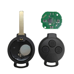 Coque de clé de remplacement pour télécommande de voiture intelligente sans clé 433Mhz à 3 boutons, compatible avec la clé Mercedes-Benz <span class=keywords><strong>Smart</strong></span> <span class=keywords><strong>Fortwo</strong></span>, à prix abordable - Product Image 4