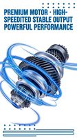 Compresseur d'air sans huile Strosen durable 5KW 8BAR 125PSI, mini compresseur d'air portable haute vitesse sans huile