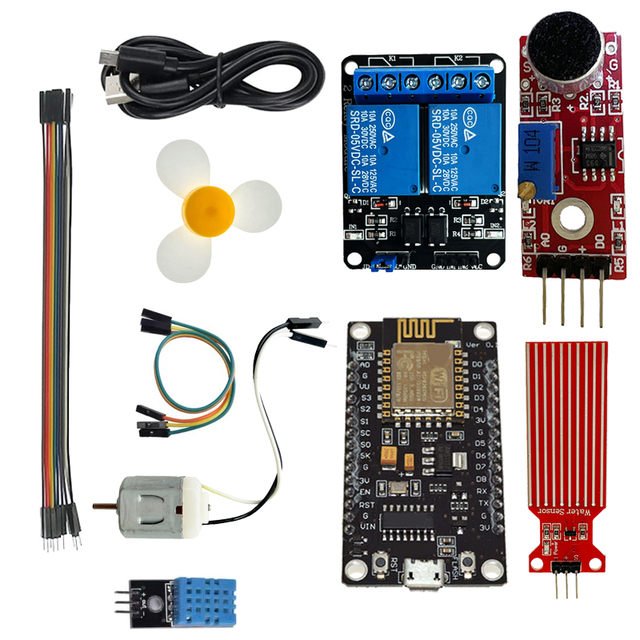 OKY1060-2 Smart Home IOT Starter Kit with Sensors Relays for Automation