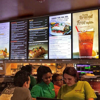 Boîtes lumineuses publicitaires LED ultra-minces sur mesure avec designs personnalisés, affichage rétroéclairé pour restaurant