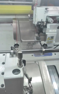 QS-5200DL-DR-S Industrial Fully Automatic High Speed Overlock <b>Machine</b> for Silk Ribbon, Dual-Side Left Right <b>Hand</b> Sewing - Product Image 2