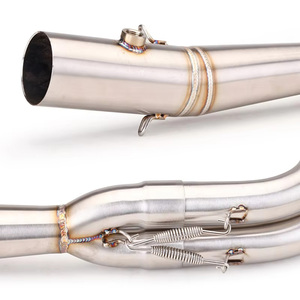 Tubo de escape de motocicleta LEO TOC con silenciador DB para Kawasaki Vulcan S650 650s <span class=keywords><strong>650</strong></span> S VN650 EN650 Pit Bike Elbow - Product Image 6