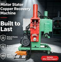 Machine de recyclage du cuivre des stators de moteurs industriels, ligne de traitement complète et support après-vente fiable
