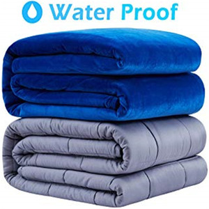 Échantillon disponible, fabrication sur mesure, <span class=keywords><strong>couverture</strong></span> <span class=keywords><strong>lestée</strong></span> sensorielle pour adultes, gris, 10/<span class=keywords><strong>15</strong></span>/20 lb - Product Image 2
