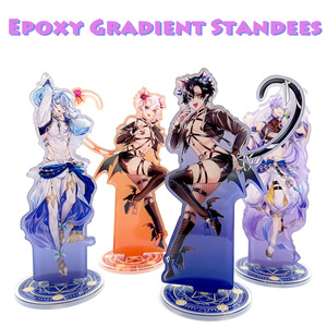 Kuien-Encantos de soporte de <span class=keywords><strong>anime</strong></span> de acrílico con impresión personalizada, gran oferta, doble cara, acrílico transparente, soporte de pie de <span class=keywords><strong>anime</strong></span> - Product Image 5