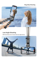 360 gradi Pano Shoot telecomando Wireless Beauty Light Desktop Gimbal stabilizzatore Fill Light Selfie Stick treppiede