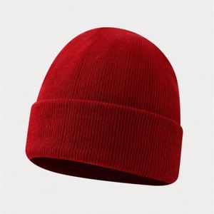 Factory Custom Logo Winter Hats <b>Beanies</b> Unisex <b>Wool</b> Knitted Hat Thickened Fleece-Lined Winter-Proof Cold-Weather <b>Beanie</b> - Product Image 3