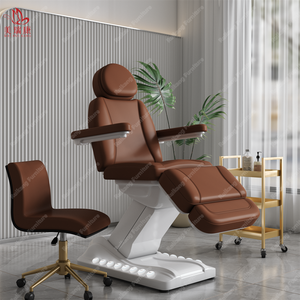 Cama de Tratamiento Cosmético Facial de Lujo con Calefacción, 4 Motores, Control de Pie, Base de Acero Inoxidable, Muebles Modernos para Salón de Belleza y Spa - Product Image 2