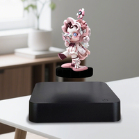 Décoration de table Base carrée Présentoir à lévitation magnétique Commande par interrupteur écologique Cadeau spécial noir Plate-forme flottante pour