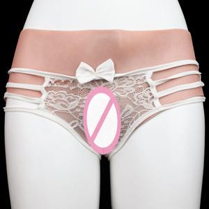 Pantalon avec faux vagin en silicone souple, à porter, pour transgenres, travestis et affirmation de genre - Product Image 4