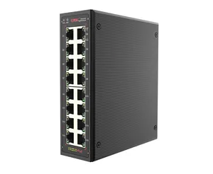 16-port Full Gigabit Managed Industrial PoE Switch