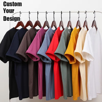 T-shirt uni 100 % coton 220 g en gros, impression numérique personnalisée DTG, motif logo, t-shirt personnalisé épais pour homme