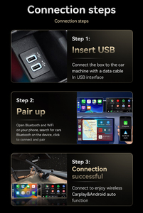 Amazon mới phát hành không dây Carplay USB Car streaming Box Carplay Adapter - Product Image 5