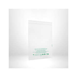 Bolsa de Plástico Desechable para Compras con Asa, Bolsa de Transporte para Comestibles, 12 x 20 Pulgadas - Product Image 1