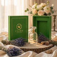 Flacons de parfum personnalisés en verre PP (30ml/50ml/100ml) avec pulvérisateur à pompe, rechargeables, emballage spécial en papier avec revêtement UV et marquage à chaud
