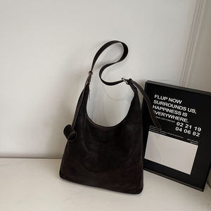 Sac à bandoulière décontracté de haute qualité pour femme, sac fourre-tout tendance grande capacité 2026, forme seau avec fermeture éclair - Product Image 4