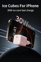 Chargeur rapide PD 30W GaN Port Type-C Prise UE Certifié CE Protection OCP et court-circuit Écologique