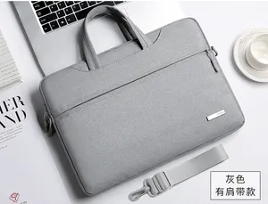 15.6 Leichte wasserdichte Computertasche günstiger Preis tragbare Aktentasche wasserdichte Laptop-Schultertasche für Laptop und Tablet kleine Taschen