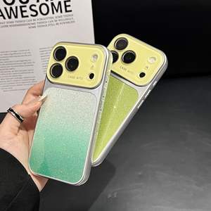 Funda de Teléfono con Cubierta de Lente, Diseño Minimalista de Lujo Ligero con Degradado Brillante para iPhone 17 16 15 14 13 12 11 Pro Max - Product Image 4