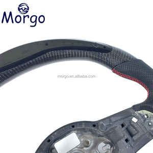 Volante de fibra de carbono LED personalizado para Volkswagen para MK7 GTI GTD <span class=keywords><strong>Golf</strong></span> 7 - Product Image 3