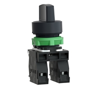 XB5AD53 three-speed knob switch, 2 normally open, IP67, IP69K, IP69, control, Harmony series
