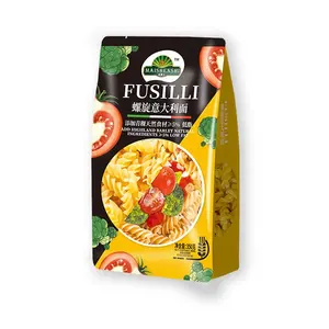 HLV स्पेगेटी पास्ता आपूर्तिकर्ता लोकप्रिय 350g हाइलैंड जौ Fusilli पास्ता खाना पकाने के लिए सूखे सेवई स्पेगेटी पास्ता