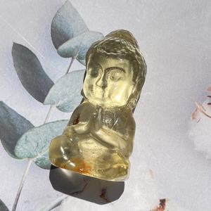 Prezzo all'ingrosso scolpito pietre preziose naturali e cristalli Mini statua intagliata <span class=keywords><strong>Buddha</strong></span> per ciondolo - Product Image 2