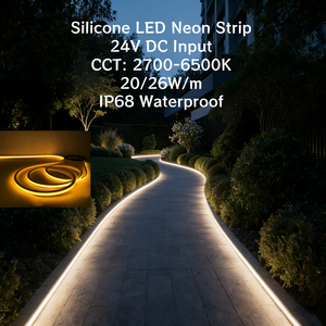 Tira de LED Neon Flex con Control por Aplicación WiFi y Bluetooth, CCT Ajustable, Resistente al Agua IP68, para Piscinas, Fachadas de Edificios, Vestíbulos de Hoteles - Product Image 3
