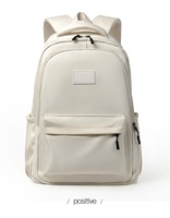 Sac à dos en polyester au design unique pour les élèves du collège, style tendance, disponible en rose, noir, blanc, bleu et gris