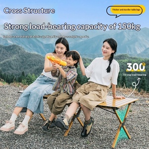 Folding Rectangular <b>Table</b> <b>Portable</b> Outdoor Camping <b>Table</b> Chair Combination <b>Picnic</b> <b>Table</b> Roll <b>Table</b> Barbecue <b>Table</b> <b>Table</b> - Product Image 2
