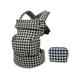 <span class=keywords><strong>Marsupio</strong></span> personalizzato avvolgente clip in metallo <span class=keywords><strong>nero</strong></span> pied de poule di cotone tessuto estetico <span class=keywords><strong>marsupio</strong></span> - Product Image 2