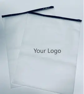 Reißverschlussbeutel individuell bedrucktes Logo Plastiktüten gefrostete Reißverschlusstaschen Reißverschluss-Bekleidung Recyclingmaterialien