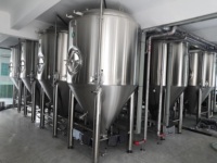 Équipement compact de remplissage de bouteilles de bière pour petite brasserie / Remplisseuse et capsuleuse combinées pour bière artisanale et spiritueux