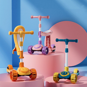 Scooter de Pedales con Tres Ruedas de PU para Niños en Oferta - Product Image 5