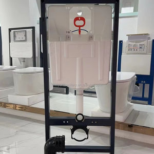 2025 Meiyani nouveau Design salle de bain mur accrocher <span class=keywords><strong>chasse</strong></span> <span class=keywords><strong>d</strong></span>'<span class=keywords><strong>eau</strong></span> citerne mur <span class=keywords><strong>suspendu</strong></span> trempé réservoir <span class=keywords><strong>d</strong></span>'<span class=keywords><strong>eau</strong></span> de toilette avec Double bouton - Product Image 3