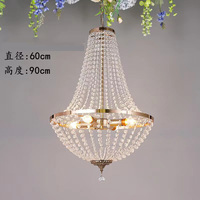Nouvelle mise en page de lieu de scène de mariage de haute qualité lumières décoratives accessoires de mariage lustre de rideau en cristal de mode en fer forgé.