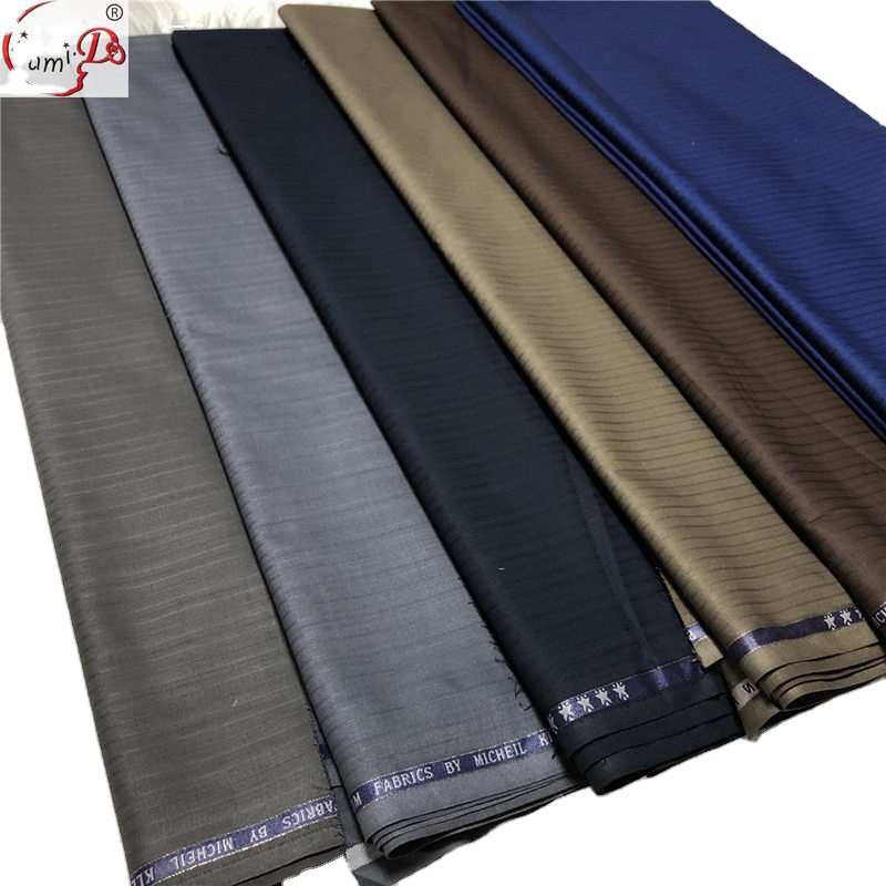 High Quality Jacquard Cashmere Wool Suit Fabric Flame Retardant Blackout Yarn Dyed for Muslim Robe Bed Sheets Sofa