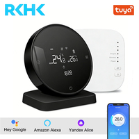 Termostato Inteligente para Caldera de Pared con WIFI DC5V, Diseño Graffiti, Control de Temperatura Inalámbrico RF, Aplicación Móvil