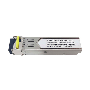 Высокосовместимый 2,5 г Bidi LC 20 км SFP трансивер модуль DDM функция хорошая цена для <span class=keywords><strong>Cisco</strong></span>/можжевельника/Mikrotik IP сетевой коммутатор - Product Image 2