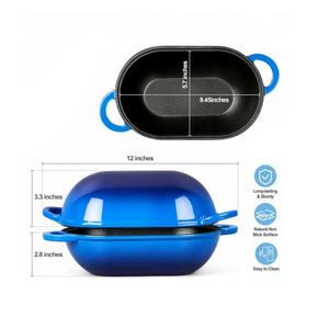 Four à pain pour la cuisson de pizzas, équipement de boulangerie, four rotatif pour boulangerie, pot en fonte hollandais, four à pain pour pain et gâteaux - Product Image 4