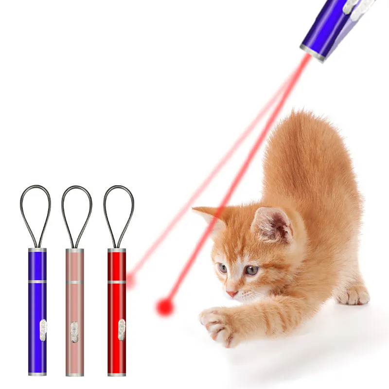 Portable Usb Charge Remote Interactive Funny Click PenTease Cats Stick Pet Dog remote control Pointer Pen Cat Laser