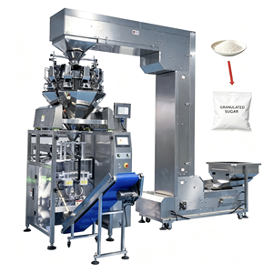 Machine d'emballage verticale entièrement automatique pour granulés, avec pesage et ensachage, pour le sucre et le riz - Product Image 1