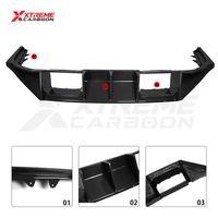 Difusor Trasero de Fibra de Carbono Seca XTREME Estilo U17 de Una Pieza para BMW M2 G87 con Salida Cuádruple