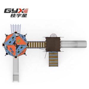 Tùy chỉnh đầy màu sắc Treo Giỏ đu sân chơi Thiết bị trẻ em của trượt sân chơi - Product Image 3